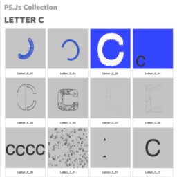 P5.JS-Letter C