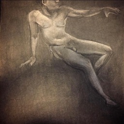 Naked Man Sitting