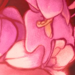 Between the Orchids 