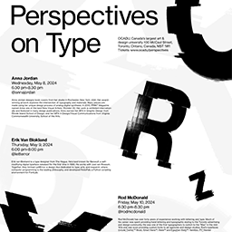 Poster For Typography Speaker’s Series