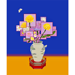 Digital Gungjung Chaehwa (Royal Silk Flower Making) 