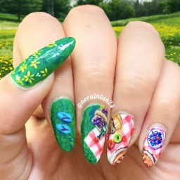 Picnic Day Nail Art