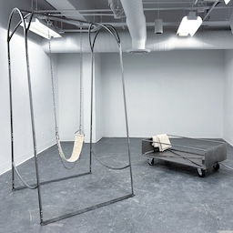 I'M TRYING TO TALK ABOUT GRIEF but with a swing a wagon and walking (gallery)