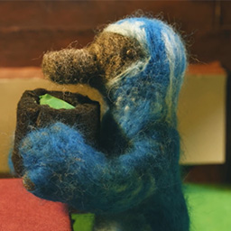 Flycatcher makes matcha