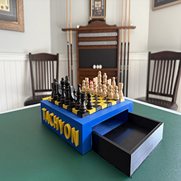 Tachyon Miniature Chess and Checkers Game Board 