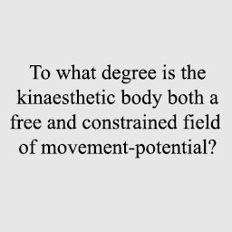 Notes Towards Solicitation and Gui(dance) in Movement