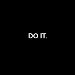 JUST DO IT [Kinetic Typography]