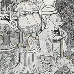 The Bouy Bi de Dri Palace and Church of Bouy 