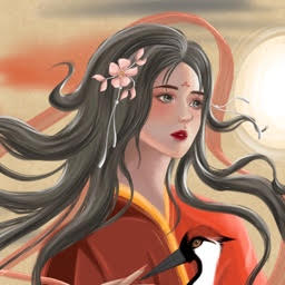 Girl with the Cranes