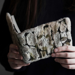 Bark Over The Journal: Felted Object