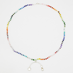 Grand Rainbow Bridge and The Petite Cat Knotted Bead Necklace