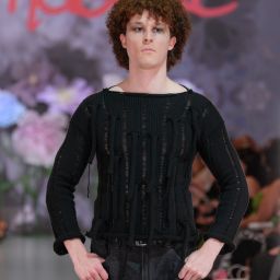 Black Cable Sweater