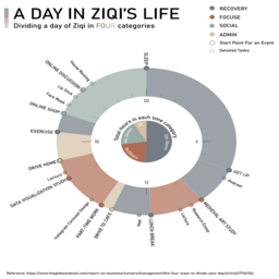 Daily schedule Data Visualization
