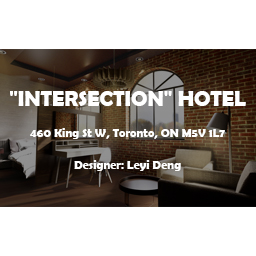 "INTERSECTION" HOTEL