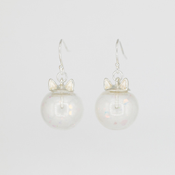 The Cat Ear Gem French Hook Earrings