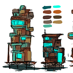 Seaborne Sickness Concept Sketches