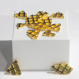 FOOD LOTTERY (Waffle crumbs earring)