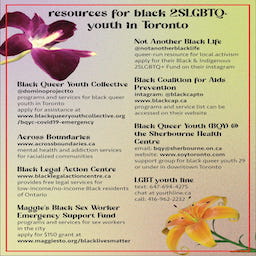 Resources for Black 2SLGBTQ+ Youth in Toronto
