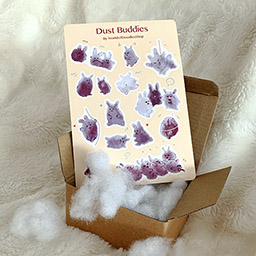 Dust Buddies Sticker Sheet