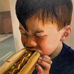 (4) Painting - Summer Hot Dog