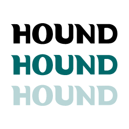 4) HOUND Typeface