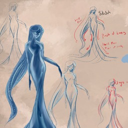 03 | Character Design Pages - The Siren