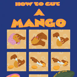 i cut a mango for you - mom