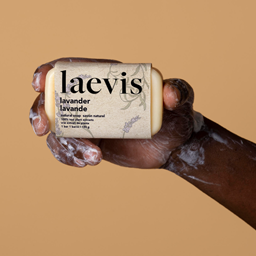 laevis Natural Soap Bar Branding + Packaging 