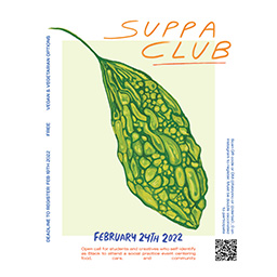 Suppa Club menus and poster