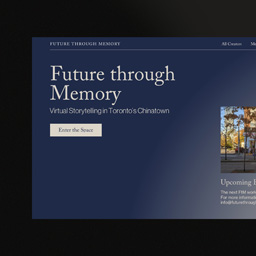 Future through Memory - Virtual Storytelling in Toronto's Chinatown