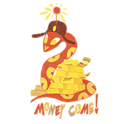 Keychain "Money Come!"