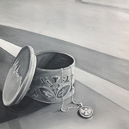 Jewelry Jar and Necklace