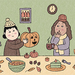 Oh So Cozy Autumn Evening Feast Preparation