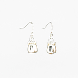 The Petite Cat French Hook Earrings