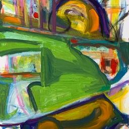 Mommy Mayhem: Bunny Landscape #2 (Diptych), 2022