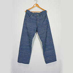 Hand woven star jeans