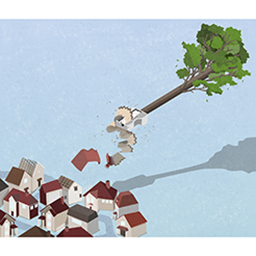 Pencil Sharpener As Urbanization