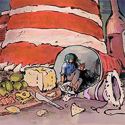 in the crowd, by myself